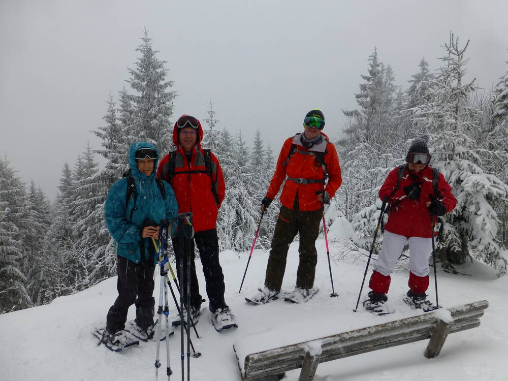 Schneeschuh-Tagestour Schwarzwald 4 Personen